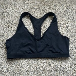 Victoria's Secret Black Racerback Sports Bra